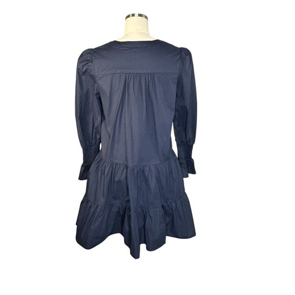Pomander Place Navy Cotton Kenzo Dress| Size M - Picture 4 of 9